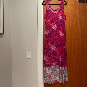 Floral maxi dress size XL